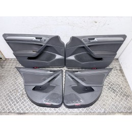 Tappezzeria Completa Volkswagen Golf 7 Tessuto Grigio Con Pannelli Interni  B3841