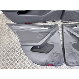 Tappezzeria Completa Volkswagen Golf 7 Tessuto Grigio Con Pannelli Interni  B3841
