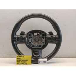 Volante pelle comandi multifunzione palette cambio Mini Countryman R60  A11292