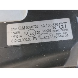 Faro fanale anteriore destro Opel Corsa C 2003 2006 Restyling 0096726  A11320