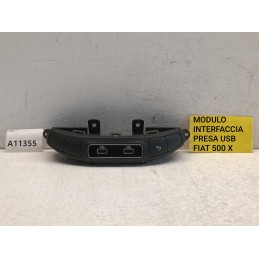 Presa USB modulo interfaccia Fiat 500X 07357160900 2018 2024  A11355